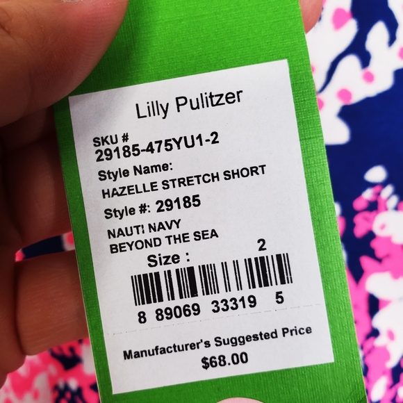 Lilly Pulitzer Hazelle Shorts Beyond the Sea - Picture 11 of 14